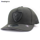 ニューエラ キャップ 9FORTY M-CROWN A-FRAME ラスベガス レイダース NFL SNAPBACK CAP BLACKOUT