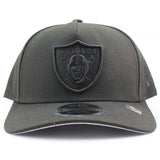 ニューエラ キャップ 9FORTY M-CROWN A-FRAME ラスベガス レイダース NFL SNAPBACK CAP BLACKOUT