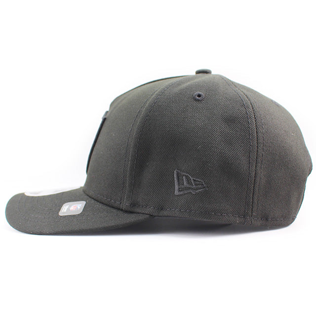 ニューエラ キャップ 9FORTY M-CROWN A-FRAME ラスベガス レイダース NFL SNAPBACK CAP BLACKOUT