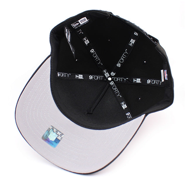 ニューエラ キャップ 9FORTY M-CROWN A-FRAME ラスベガス レイダース NFL SNAPBACK CAP BLACKOUT