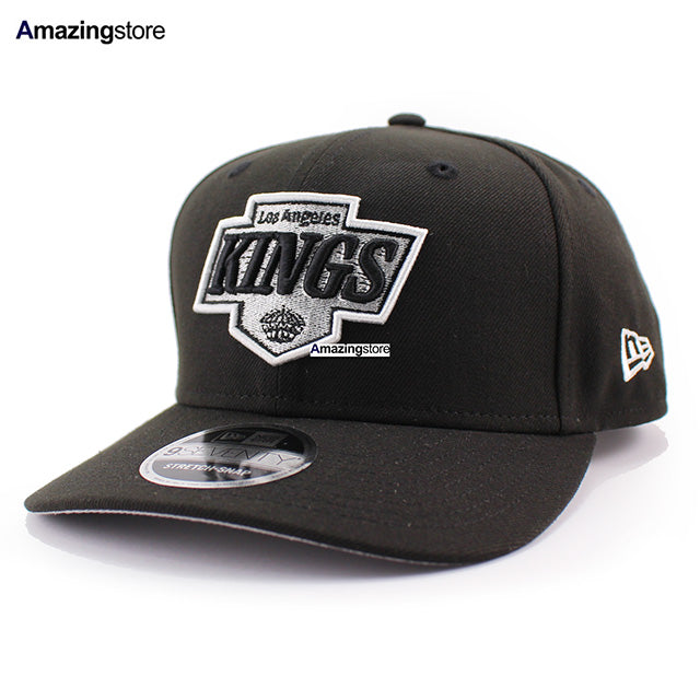ニューエラ キャップ 9SEVENTY ストレッチ スナップバック ロサンゼルス キングス NHL STRETCH SNAPBACK CAP BLACK