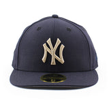 ニューエラ キャップ LP59FIFTY ニューヨーク ヤンキース MLB TEAM-BASIC LC LOW-CROWN FITTED CAP NAVY-BEIGE AMZ-EX