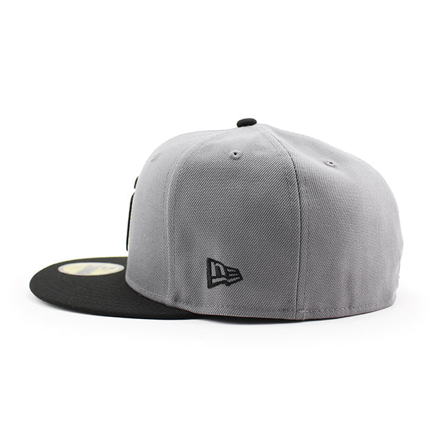 ニューエラ キャップ 59FIFTY ワシントン ナショナルズ MLB FITTED CAP GREY-BLACK AMZ EX