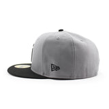 ニューエラ キャップ 59FIFTY サンディエゴ パドレス MLB FITTED CAP GREY-BLACK AMZ EX