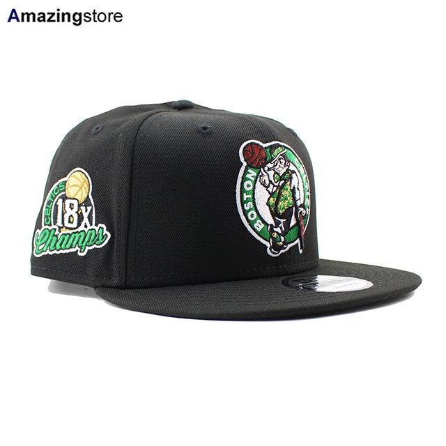 ニューエラ キャップ 9FIFTY スナップバック ボストン セルティックス TEAM BASIC 18X NBA CHAMPIONS SNAPBACK CAP BLACK