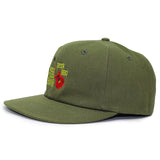 7ユニオン ストラップバック ROCK,BEER,BBQ STRAPBACK CAP OLIVE