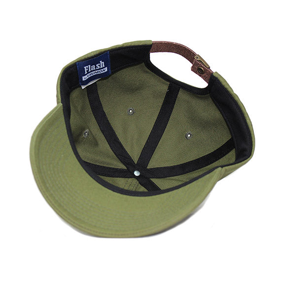 7ユニオン SKULL&ROSE STRAPBACK CAP OLIVE