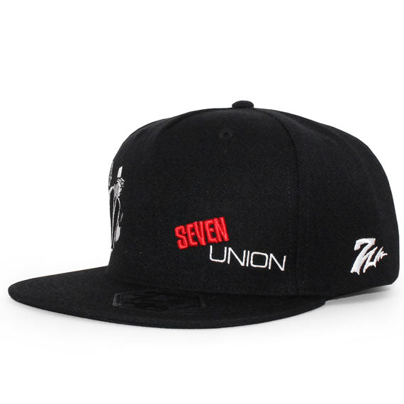 7ユニオン ストラップバック THE PARKER STRAPBACK CAP BLACK 7UNION