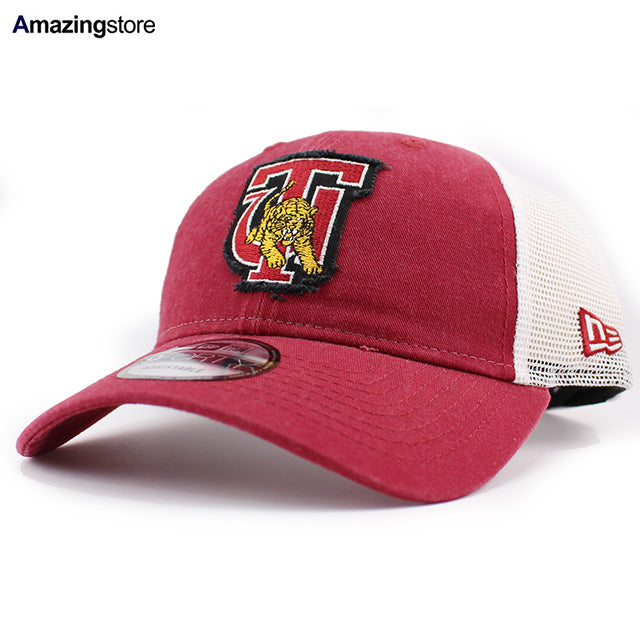 ニューエラ キャップ 9FORTY タスキーギ ゴールデン タイガース NCAA THE LEAGUE ADJUSTABLE MESH CAP BURGUNDY