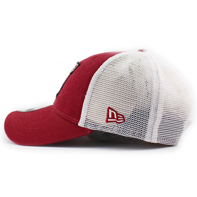 ニューエラ キャップ 9FORTY タスキーギ ゴールデン タイガース NCAA THE LEAGUE ADJUSTABLE MESH CAP BURGUNDY