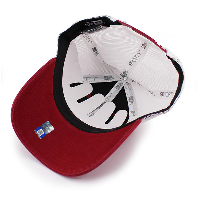 ニューエラ キャップ 9FORTY タスキーギ ゴールデン タイガース NCAA THE LEAGUE ADJUSTABLE MESH CAP BURGUNDY