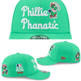 ニューエラ キャップ PC9FIFTY スナップバック フィラデルフィア フィリーズ MLB 2026 ALL STAR GAME PHANATIC PRE-CURVED SNAPBACK CAP LIME GREEN