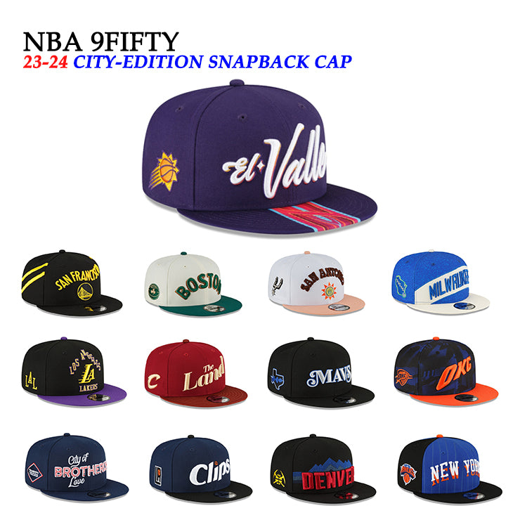 海外取寄 ニューエラ キャップ 9FIFTY 2023 NBA CITY EDITION SNAPBACK CAP NEW ERA