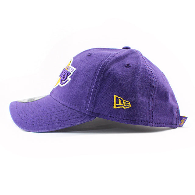 ニューエラ キャップ 9TWENTY ストラップバック ロサンゼルス レイカーズ NBA CORE CLASSIC STRAPBACK CAP PURPLE NEW ERA LOS ANGELES LAKERS