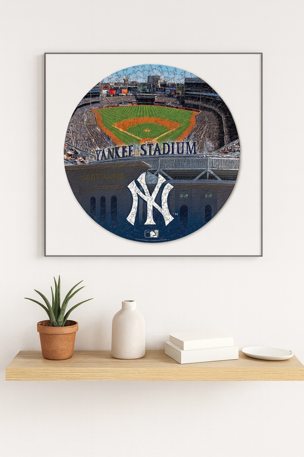 ウィンクラフト 海外取寄 ジグソーパズル 二ューヨーク ヤンキース MLB ROUND 500-PIECE PUZZLE WINCRAFT