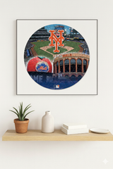 ウィンクラフト 海外取寄 ジグソーパズル ニューヨーク メッツ MLB ROUND 500-PIECE PUZZLE WINCRAFT