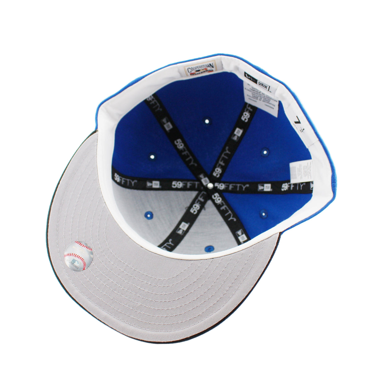 ニューエラ キャップ 59FIFTY テキサス レンジャーズ MLB ARLINGTON STADIUM KELLY GREY BOTTOM FITTED CAP BLUE