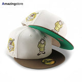 ニューエラ キャップ 59FIFTY サンディエゴ パドレス MLB 40TH ANNIVERSARY GREEN BOTTOM FITTED CAP STONE