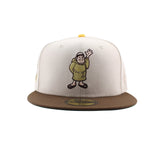 ニューエラ キャップ 59FIFTY サンディエゴ パドレス MLB 40TH ANNIVERSARY GREEN BOTTOM FITTED CAP STONE