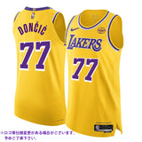 ルカ ドンチッチモデル 海外取寄 ナイキ ステイトメントユニフォーム ロサンゼルス レイカーズ NBA STATEMENT AUTHENTIC JERSEY GOLD