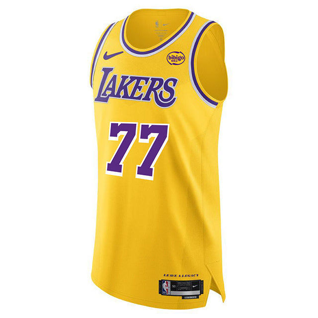 ルカ ドンチッチモデル 海外取寄 ナイキ ステイトメントユニフォーム ロサンゼルス レイカーズ NBA STATEMENT AUTHENTIC JERSEY GOLD