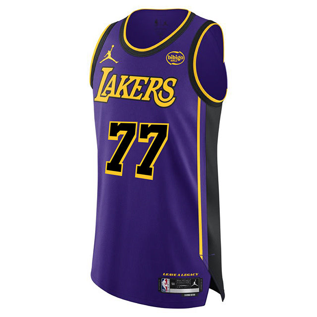 ルカ ドンチッチモデル 海外取寄 ジョーダンブランド ステイトメントユニフォーム ロサンゼルス レイカーズ NBA STATEMENT AUTHENTIC JERSEY PURPLE