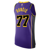 ルカ ドンチッチモデル 海外取寄 ジョーダンブランド ステイトメントユニフォーム ロサンゼルス レイカーズ NBA STATEMENT AUTHENTIC JERSEY PURPLE