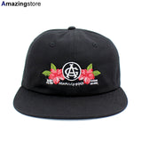 アカプルコ ゴールド ストラップバック キャップ【HAWAIIAN FLOWER 6-PANEL CAP】 ACAPULCO GOLD BLACK