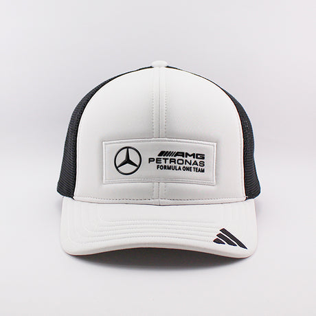 アディダス キャップ メッシュ スナップバック メルセデスAMG・ペトロナス MESH SNAPBACK CAP WHITE BLACK