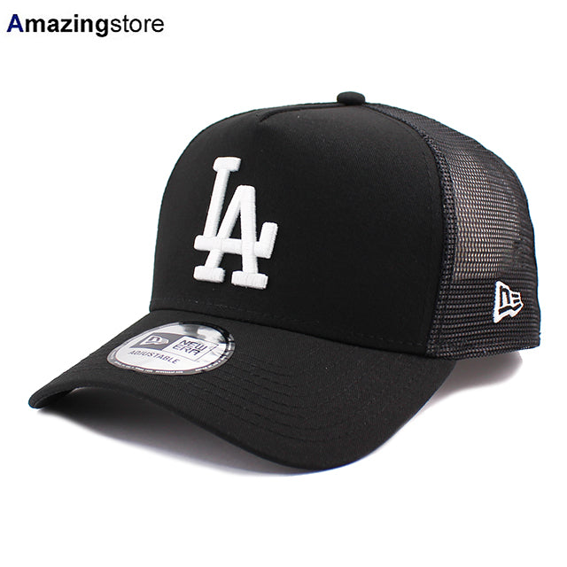 ニューエラ メッシュキャップ 9FORTY ロサンゼルス ドジャース MLB A-FRAME TRUCKER MESH CAP BLACK