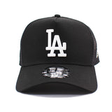 ニューエラ メッシュキャップ 9FORTY ロサンゼルス ドジャース MLB A-FRAME TRUCKER MESH CAP BLACK