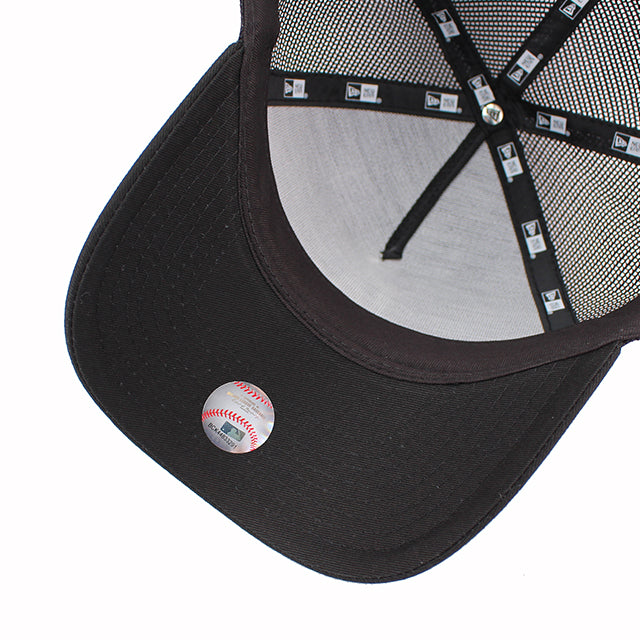 ニューエラ メッシュキャップ 9FORTY ロサンゼルス ドジャース MLB A-FRAME TRUCKER MESH CAP BLACK