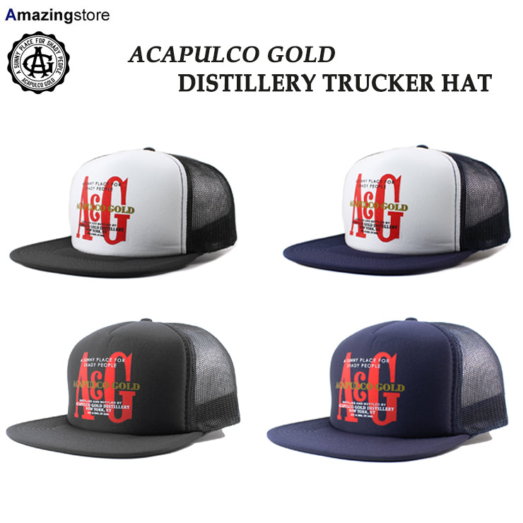 アカプルコ ゴールド メッシュキャップ 【DISTILLERY TRUCKER HAT】 ACAPULCO GOLD