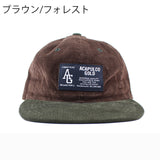 アカプルコ ゴールド ストラップバック キャップ【TWO-TONE CORD 6-PANEL CAP】 ACAPULCO GOLD