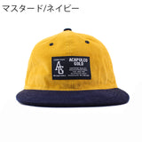 アカプルコ ゴールド ストラップバック キャップ【TWO-TONE CORD 6-PANEL CAP】 ACAPULCO GOLD