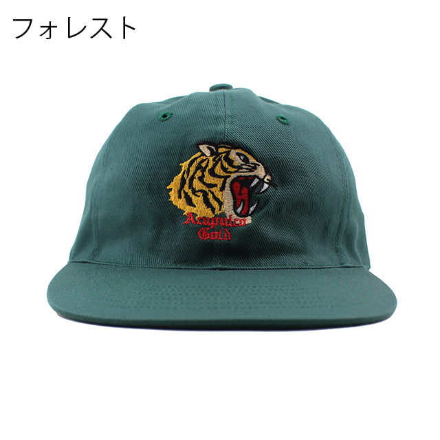 アカプルコ ゴールド ストラップバック キャップ【TIGER 6-PANEL CAP】 ACAPULCO GOLD