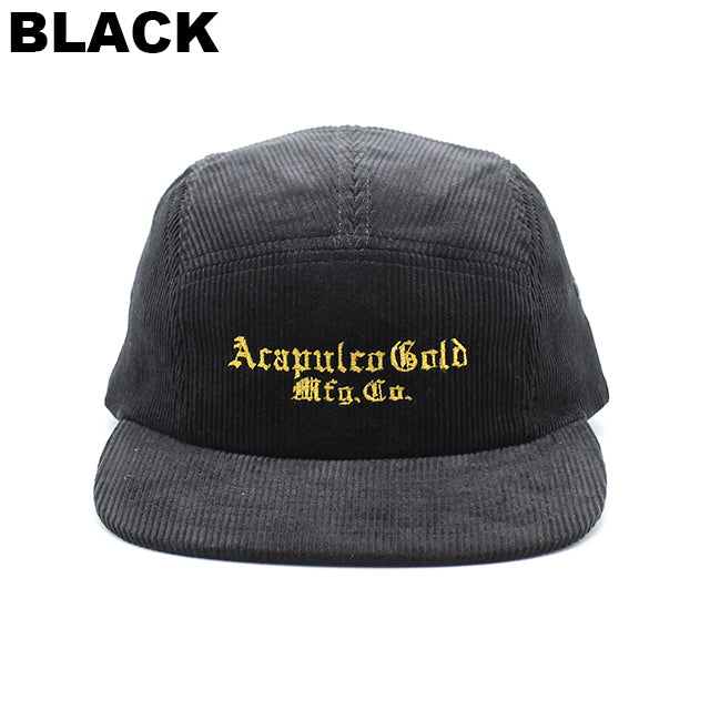 アカプルコ ゴールド EMBROIDERY CORDUROY CAMP CAP