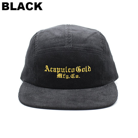 アカプルコ ゴールド EMBROIDERY CORDUROY CAMP CAP