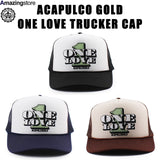 3色展開 アカプルコ ゴールド ONE LOVE TRUCKER CAP