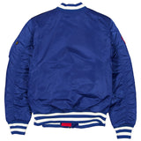 海外取寄 ニューエラ ジャケット シカゴ カブス ALPHA INDUSTRIES MA-1 FULL-ZIP BOMBER JACKET ROYAL BLUE