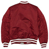 海外取寄 ニューエラ ジャケット フィラデルフィア フィリーズ ALPHA INDUSTRIES MA-1 FULL-ZIP BOMBER JACKET MAROON