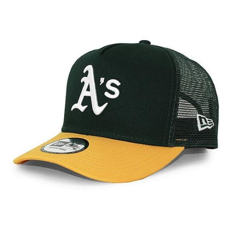 ニューエラ キャップ 9FORTY メッシュキャップ オークランド アスレチックス  MLB TRUCKER MESH CAP GREEN-GOLD  NEW ERA OAKLAND ATHLETICS 12746893