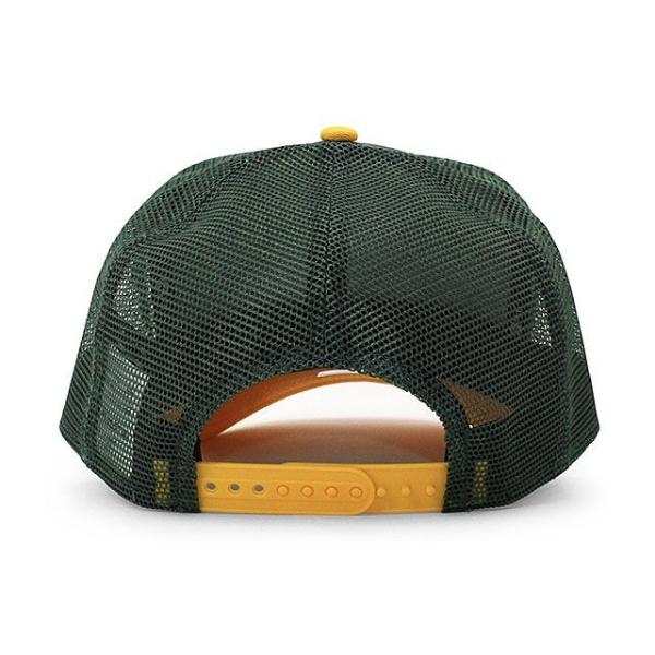 ニューエラ キャップ 9FORTY メッシュキャップ グリーンベイ パッカーズ  NFL A-FRAME TRUCKER MESH CAP GREEN-GOLD  NEW ERA GREEN BAY PACKERS