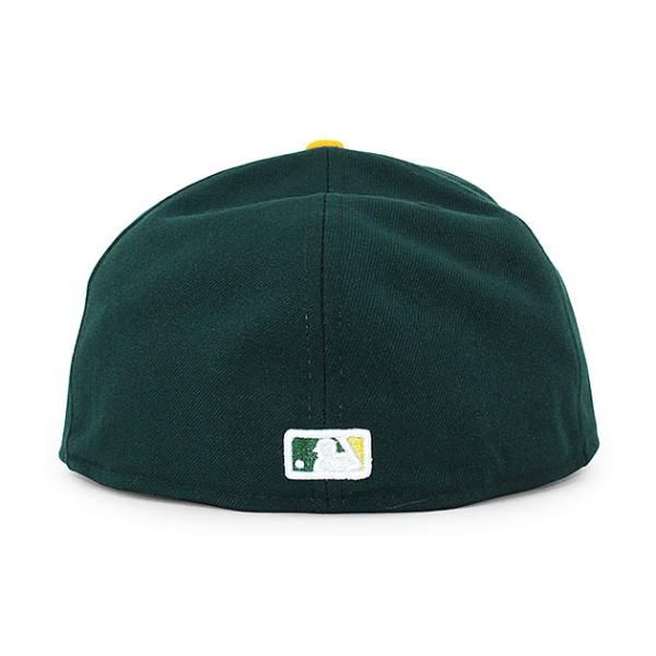 ニューエラ キャップ 59FIFTY オークランド アスレチックス MLB ON FIELD AUTHENTIC HOME FITTED CAP GREEN GOLD NEW ERA OAKLAND ATHLETICS 13554985