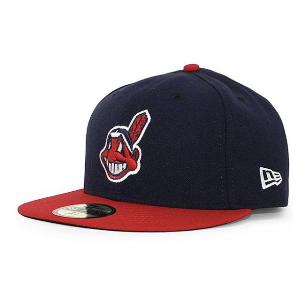 ニューエラ キャップ 59FIFTY クリーブランド インディアンス MLB 2017-18 ON FIELD AUTHENTIC HOME –  Amazingstore