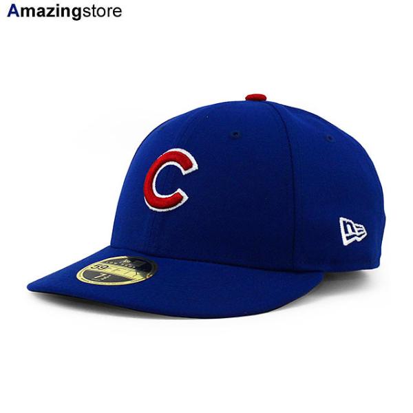 ニューエラ キャップ 59FIFTY シカゴ カブス MLB ON-FIELD AUTHENTIC GAME LC LOW CROWN FITTED CAP LP BLUE