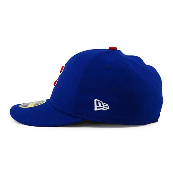 ニューエラ キャップ 59FIFTY シカゴ カブス MLB ON-FIELD AUTHENTIC GAME LC LOW CROWN FITTED CAP LP BLUE