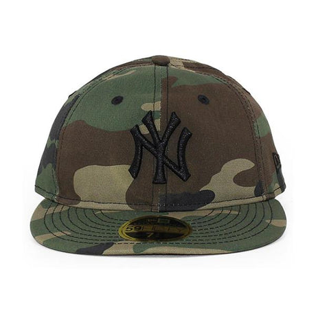 ニューエラ キャップ RC 59FIFTY ニューヨーク ヤンキース MLB RETRO CROWN FITTED CAP WOODLAND CAMO NEW ERA NEW YORK YANKEES レトロクラウン 13694074