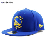 ニューエラ キャップ 59FIFTY ゴールデンステイト ウォリアーズ  NBA TEAM-BASIC FITTED CAP ROYAL BLUE  NEW ERA GOLDEN STATE WARRIORS