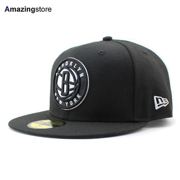 ニューエラ キャップ 59FIFTY ブルックリン ネッツ  NBA TEAM-BASIC FITTED CAP BLACK  NEW ERA BROOKLYN NETS 13562262